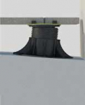 Tegeldrager met verstelbare ondersteunigen regelbaar tussen 2,8 - 3,8 cm